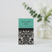 Robins Ei-Damast Visitenkarte (Stehend Vorderseite)