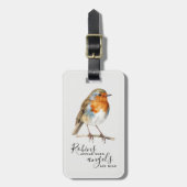 Robins erscheinen Engel in der Nähe von Memorial Gepäckanhänger (Vorderseite vertikal)