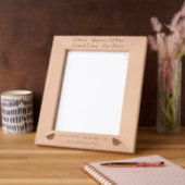 Robins erscheinen, wenn die Geliebten nahe - 8x10 Geätzte Rahmen (Links)