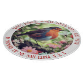 Robins erscheinen, wenn Liebende in der Nähe von G Schneidebrett (Ecke)