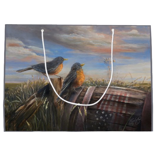 Robins Große Geschenktüte (Rückseite)