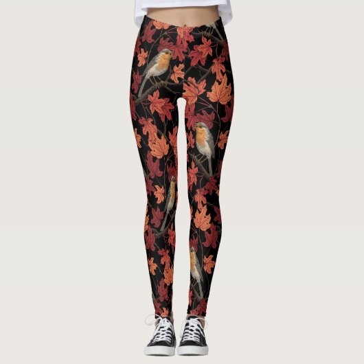 Robins in maple tree leggings (Vorderseite)