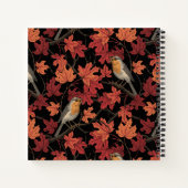 Robins in maple tree notizblock (Rückseite)