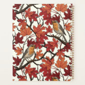 Robins in maple tree on off white planer (Rückseite)