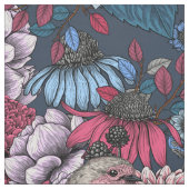 Robins in the garden 3 stoff (Muster)
