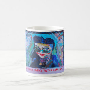 Robins Lippenstift-Kaffee-Tasse Kaffeetasse