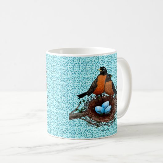 Robins Nest Tasse (VorderseiteRechts)