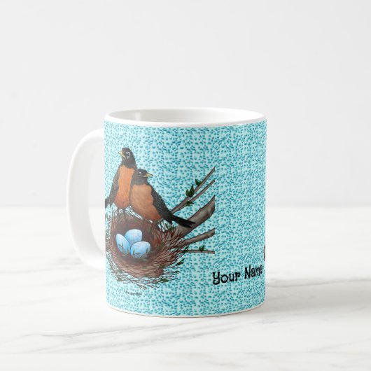 Robins Nest Tasse (Vorderseite Links)