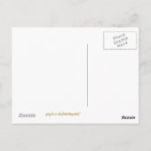 ROBINS POSTKARTE (Rückseite)