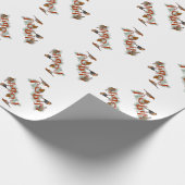 Robins Texture Wrapping Paper (Farbe auswählen) Geschenkpapier (Ecke)