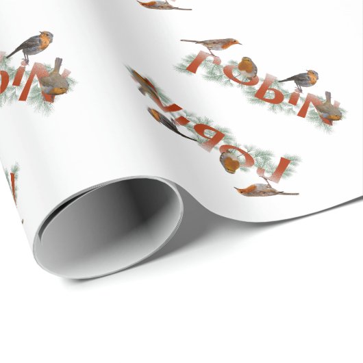 Robins Texture Wrapping Paper (Farbe auswählen) Geschenkpapier (Rolleneckpunkt)