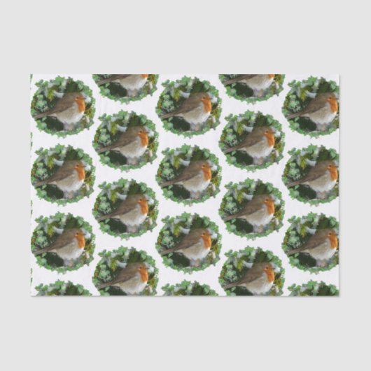 Robins Tissue Paper - 15 gsm (10 lb), White Seidenpapier (Vorderseite)