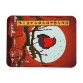 Robin's Twilight Perch Magnet (Horizontal)