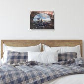 Robins USA Leinwanddruck (Insitu (Schlafzimmer))