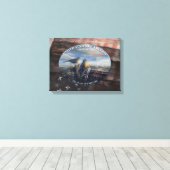 Robins USA Leinwanddruck (Insitu (Holzboden))