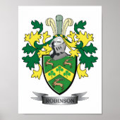 Robinson Coat of Arms Poster (Vorne)