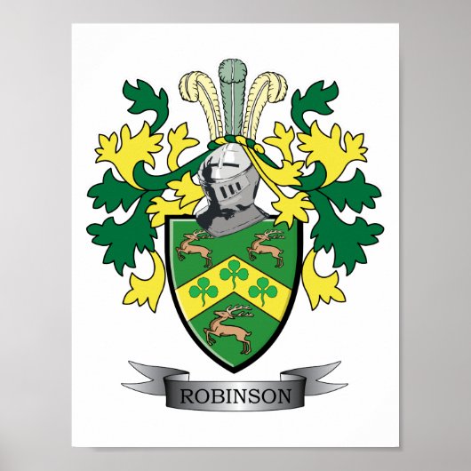 Robinson Coat of Arms Poster (Vorne)