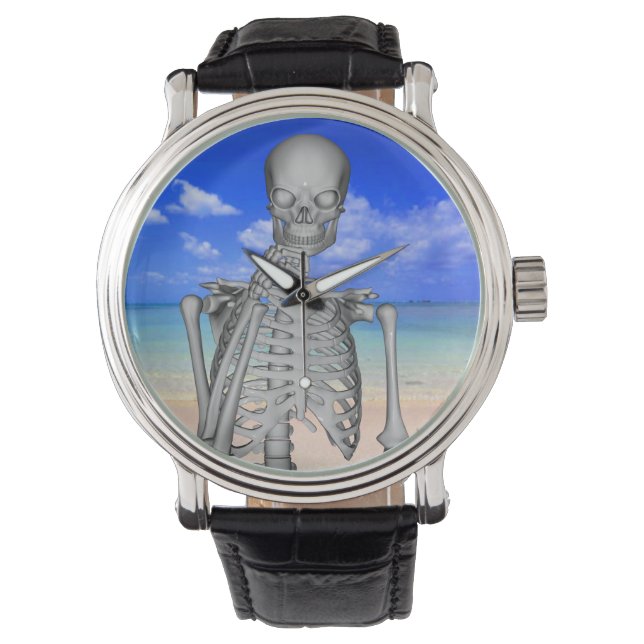 Robinson Crusoe Armbanduhr (Vorderseite)