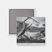 Robinson Crusoe, die Magnet (Vorderseite/Rückseite)