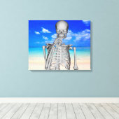 Robinson Crusoe Leinwanddruck (Insitu (Holzboden))