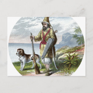 Robinson-Crusoe-Postkarten Postkarte