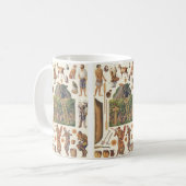 Robinson Crusoe, Vintages Viktorianisches Papierpu Kaffeetasse (Vorderseite Links)