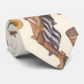 Robinson Crusoe, Vintages Viktorianisches Papierpu Krawatte (Gerollt)