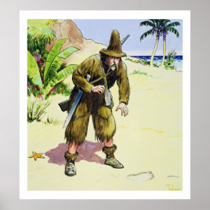 Robinson Crusoe, "von den Blicken in die Poster