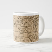 Robinson Crusoe's Map of the World Jumbo-Tasse (Vorderseite Rechts)