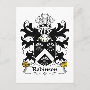Robinson Familienwappen Postkarte