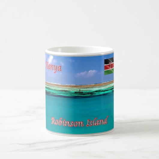 Robinson Island - Kenia - Meeresblick - Kaffeetasse (Mittel)