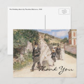 Robinson ist der März der Hochzeit Postkarte (Vorne/Hinten)