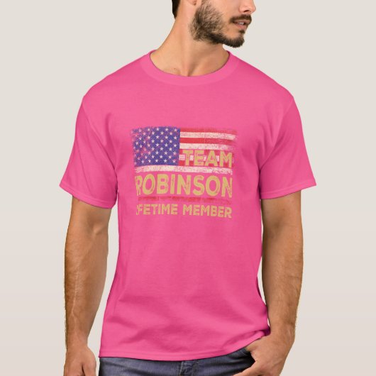 Robinson Nachname Shirt Team Robinson Lifetime Me (Vorderseite)