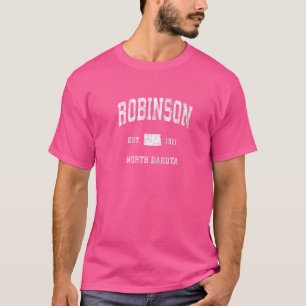 Robinson North Dakota Nd Vintag Athletic Sports T-Shirt