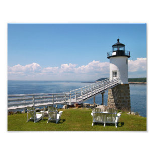 Robinson Point Lighthouse, Isle Au Haut, Maine Fotodruck