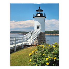Robinson Point Lighthouse, Isle Au Haut, Maine Fotodruck