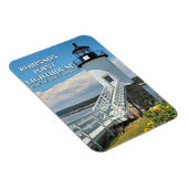 Robinson Point Lighthouse, Isle Au Haut, Maine Magnet (Rechte Seite)