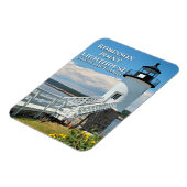 Robinson Point Lighthouse, Isle Au Haut, Maine Magnet (Linke Seite)
