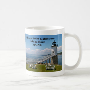 Robinson Point Lighthouse, Isle Au Haut, Maine Tas Kaffeetasse