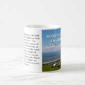 Robinson Point Lighthouse, Isle Au Haut, Maine Tas Kaffeetasse (Mittel)