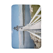 Robinson Point Lighthouse, Maine Large Bath Mat Badematte (Vorderseite Vertikal)