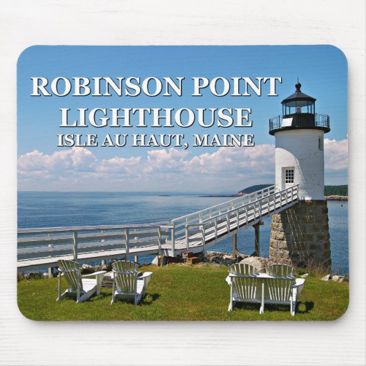 Robinson Point Lighthouse, Maine Mousepad (Vorne)