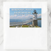 Robinson Point Lighthouse, Maine Stickers (Tasche)