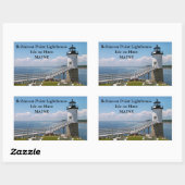 Robinson Point Lighthouse, Maine Stickers (Blatt)