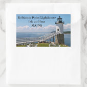 Robinson Point Lighthouse, Maine Stickers (Tasche)