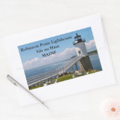 Robinson Point Lighthouse, Maine Stickers (Umschlag)