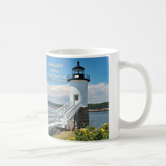 Robinson-Punkt-Leuchtturm, Insel-Au Haut, Kaffeetasse (Rechts)