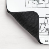 Robinson R22 Mousepad (Ecke)