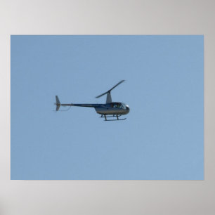 Robinson R44 Raven II Hubschrauber. Poster