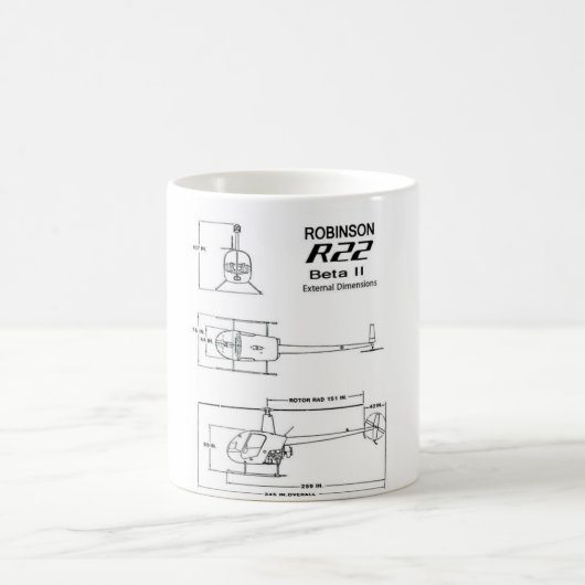 Robinson R-22 Kaffeetasse (Mittel)